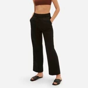 NWT Everlane Women's The Easy Pant Chino Straight Leg Black Size 6